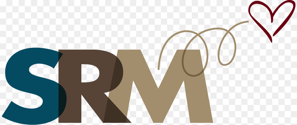 Srm With Heart Logo2 Fnl Graphic Design, Logo, Text Free Transparent Png