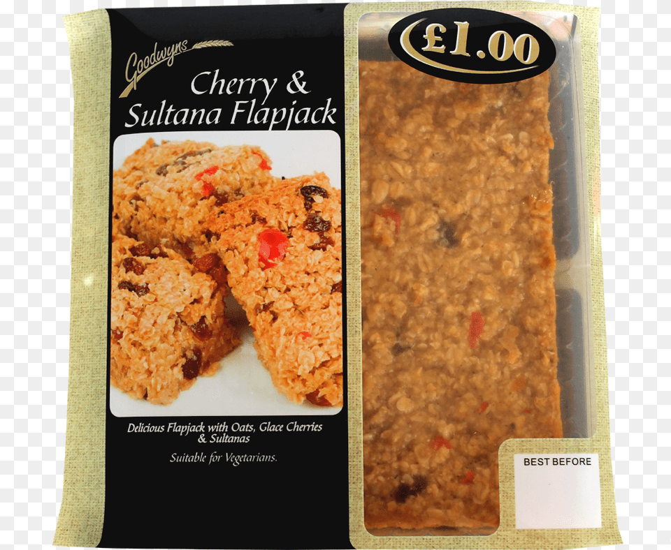 Ss 020 Cherry Sultana Flapjack Snack, Food, Sweets Png