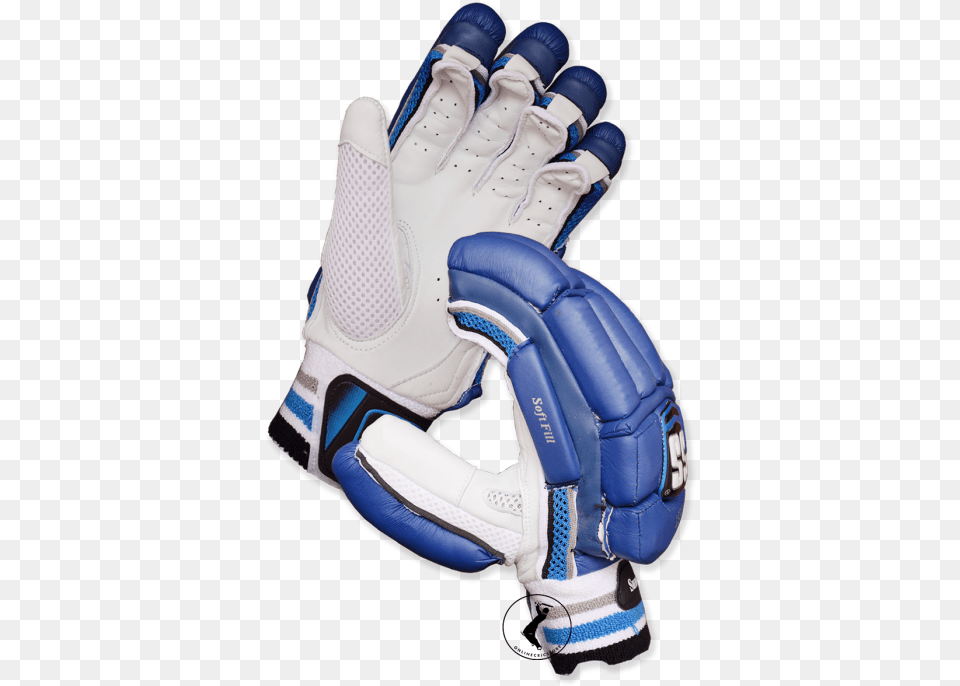 Ss Test Cricket Batting Gloves Blue Blue Cricket Batting Gloves, Baseball, Baseball Glove, Clothing, Glove Free Png Download