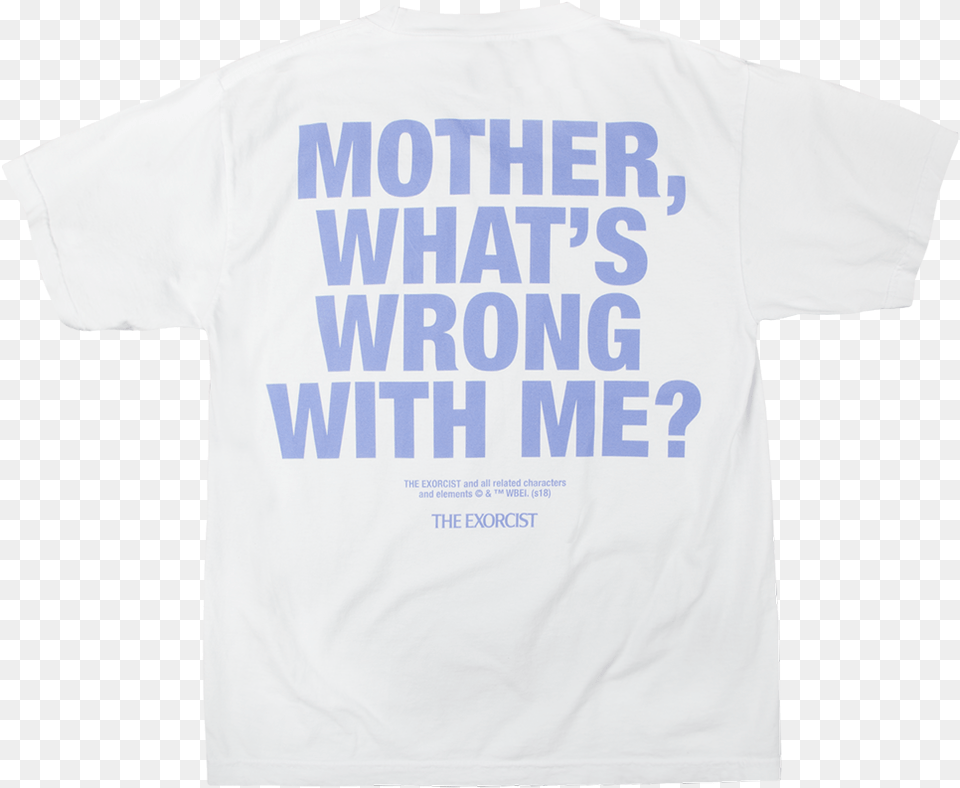 Ss The Exorcist Mother Tee White The Exorcist, Clothing, T-shirt, Shirt Png