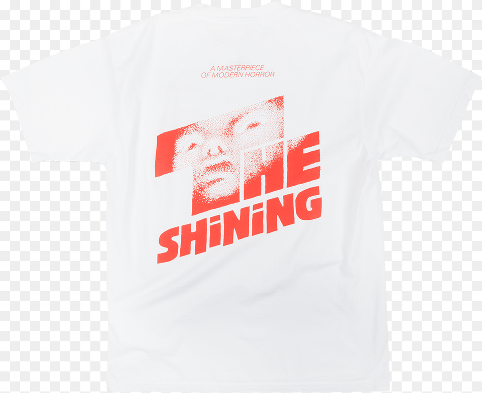 Ss The Shining Masterpiece Tee White Shining Movie Poster, Clothing, T-shirt, Shirt Png Image