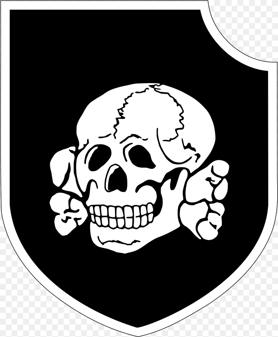 Ss Totenkopf Logo, Face, Head, Person, Baby Free Png