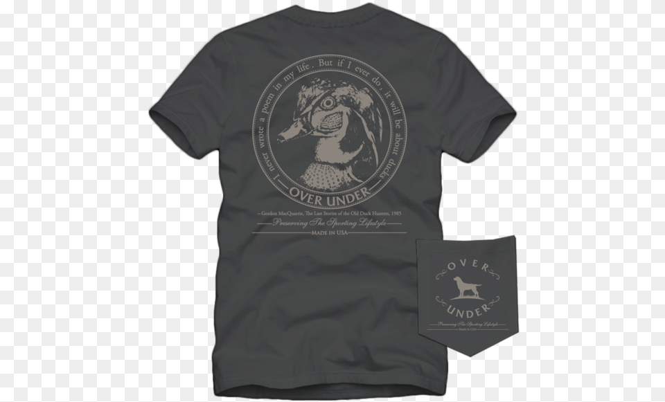 Ss Wood Duck Crest T Shirt Over Under T Shirt, Clothing, T-shirt Free Png