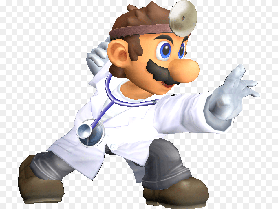 Ssbm Dr Mario Render 3 By Machriderz D56vkbx Super Smash Bros Melee Render, Baby, Person, Clothing, Glove Png Image