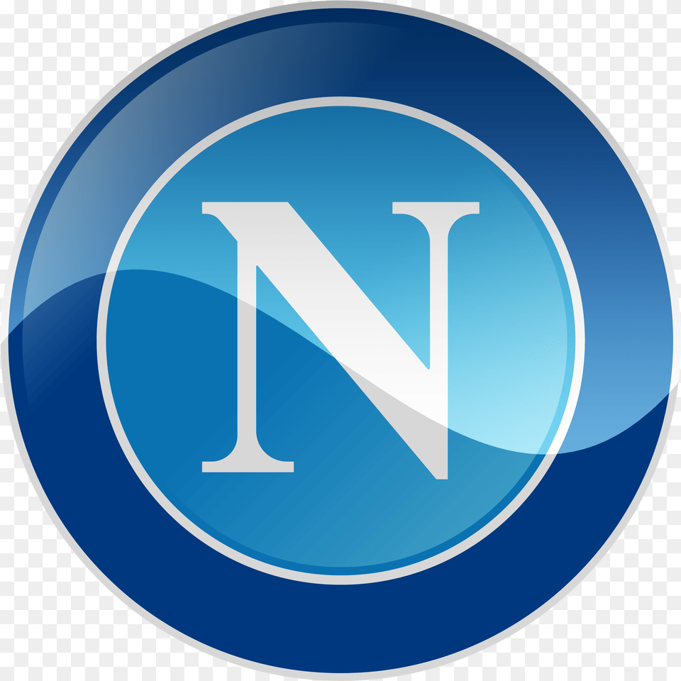 Ssc Napoli Hd Logo Circle, Sign, Symbol, Disk, Text Free Transparent Png