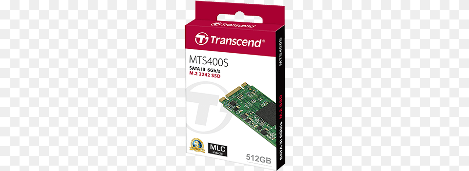 Ssd 400s Transcend M 2 2242 Ssd, Electronics, Hardware, Computer Hardware, Printed Circuit Board Png Image