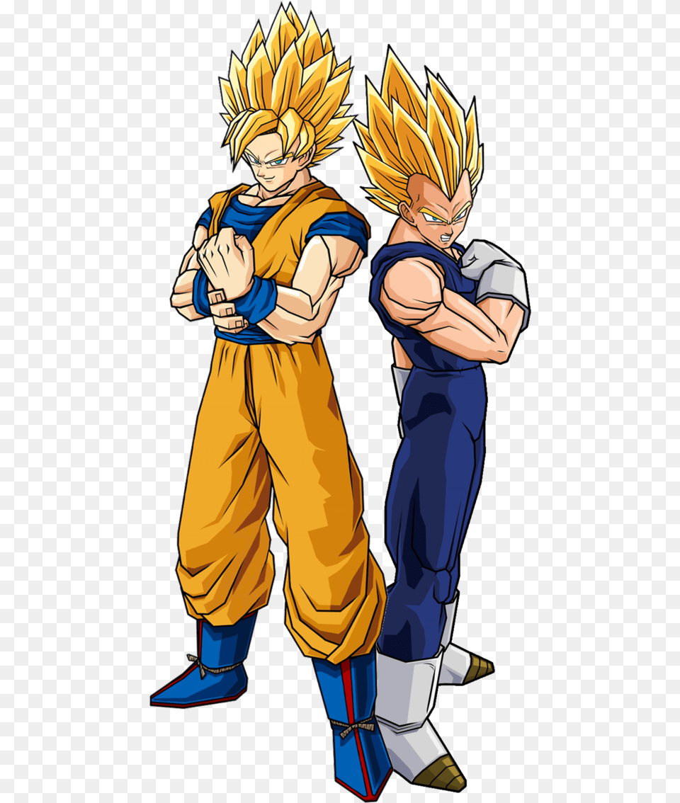 Ssj Goku And Vegeta, Publication, Book, Comics, Adult Free Transparent Png