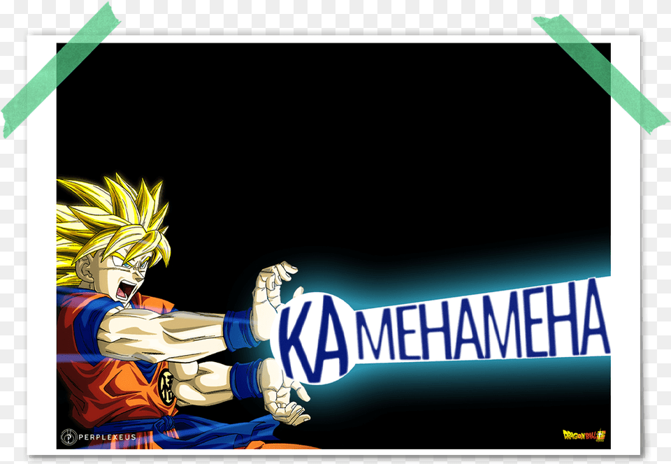 Ssj Goku Kamehameha Dragon Ball Dual Monitor, Book, Comics, Publication, Adult Png