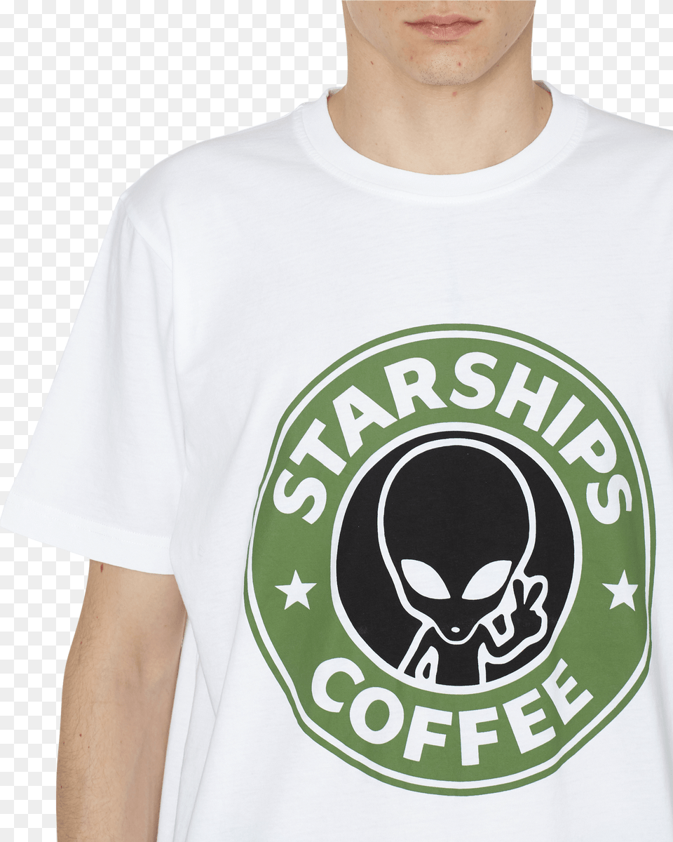 Sss World Corp Starbucks T Emblem, Clothing, T-shirt, Shirt Free Png Download