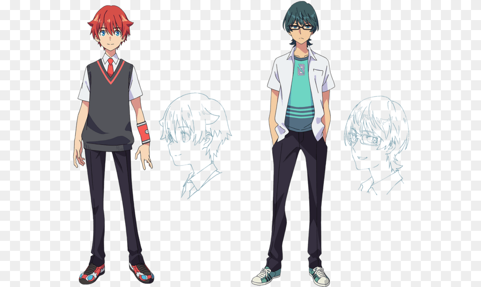 Ssss Gridman Characters, Book, Publication, Clothing, Comics Free Png