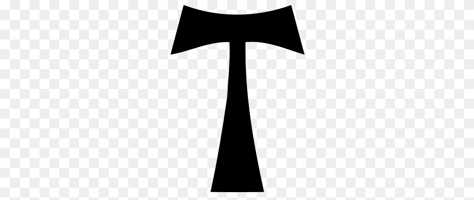 St Anthony Of Egypt Bore A Cross In The Form Of A Tau On His, Gray Png Image