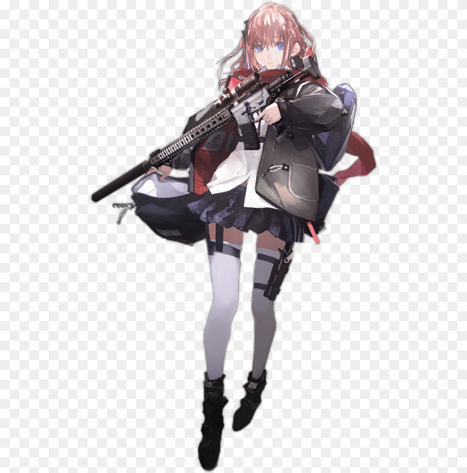 St Ar 15 Girl Frontline Literary Girl, Book, Clothing, Comics, Costume Png