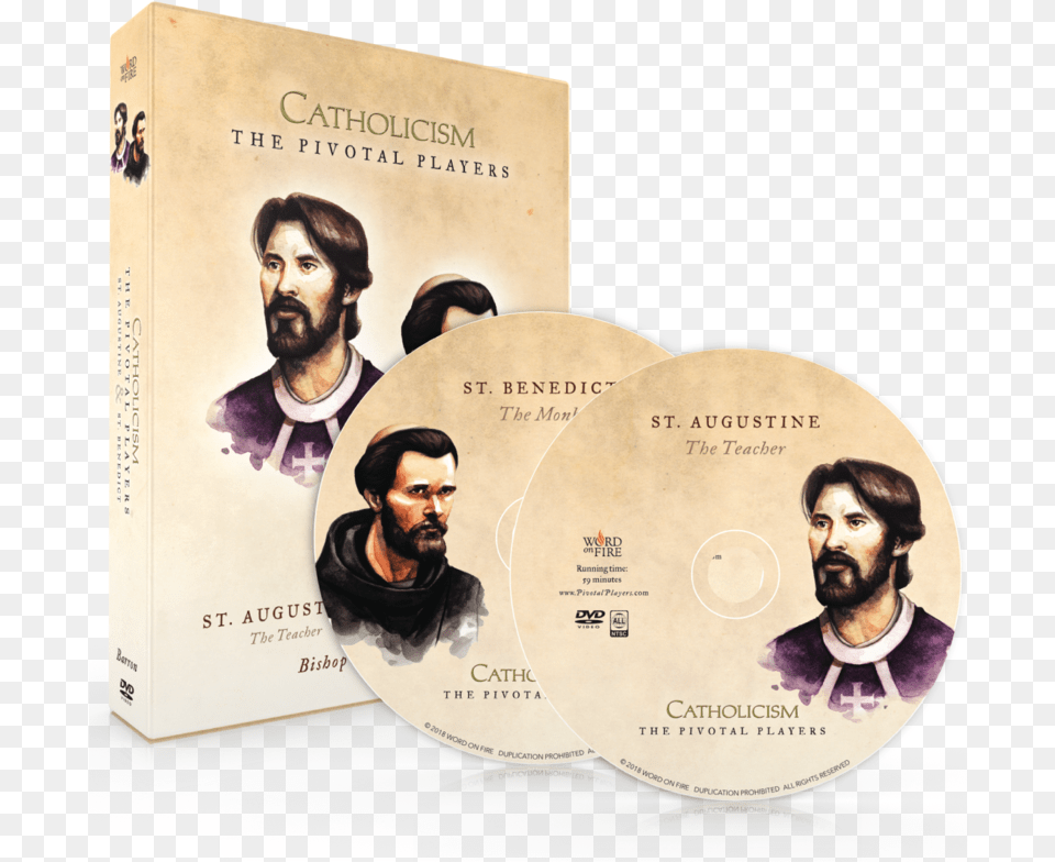 St Augustine U0026 Benedict Dvd U2013 Word On Fire Disc, Adult, Male, Man, Person Free Png Download