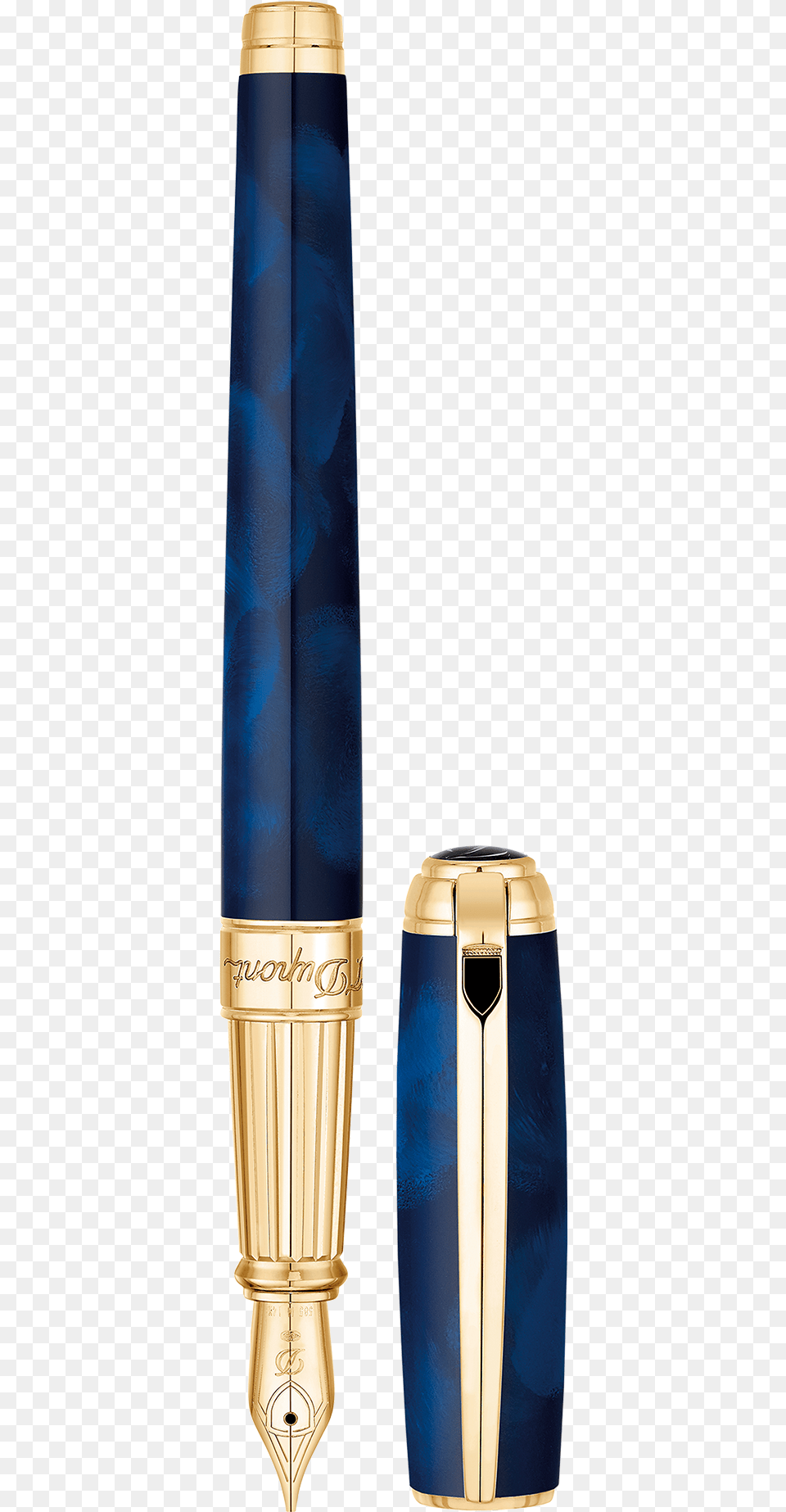 St Dupont Blue Fountain Pen, Fountain Pen, Can, Tin Free Png Download