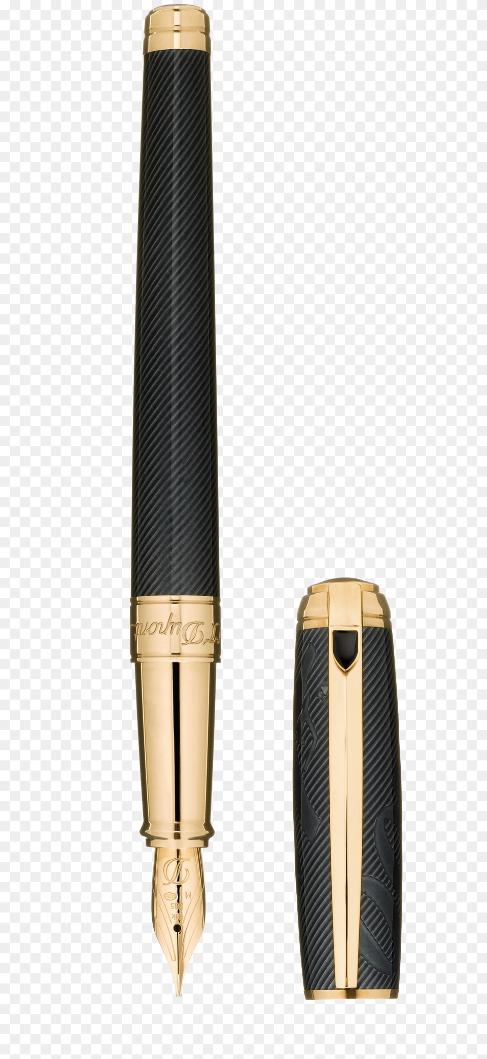 St Dupont Line D James Bond 007 Fountain Pen Black, Fountain Pen, Blade, Dagger, Knife Free Png