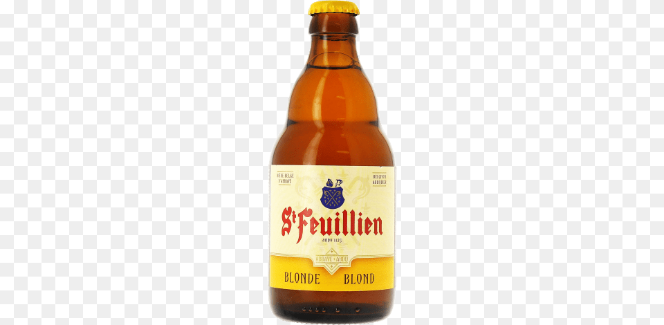 St Feuillien Blond, Alcohol, Beer, Beer Bottle, Beverage Free Png Download
