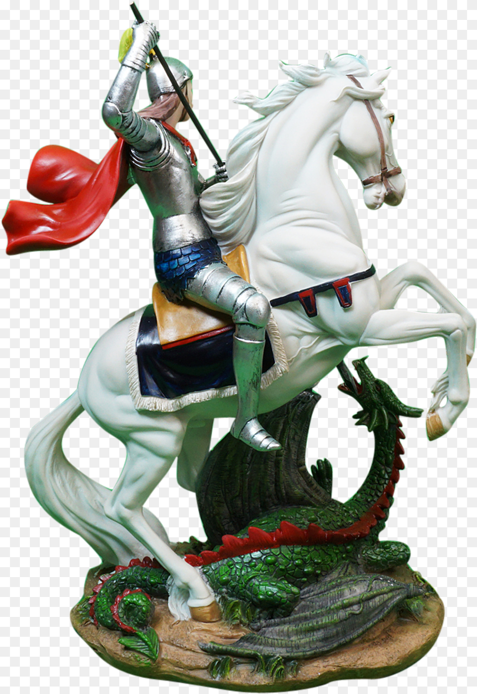 St George Fictional Character, Figurine, Adult, Male, Man Free Transparent Png