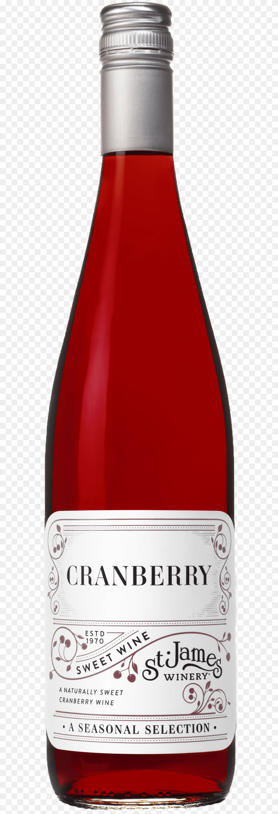 St James Cranberry Wine, Alcohol, Beverage, Food, Ketchup Png Image