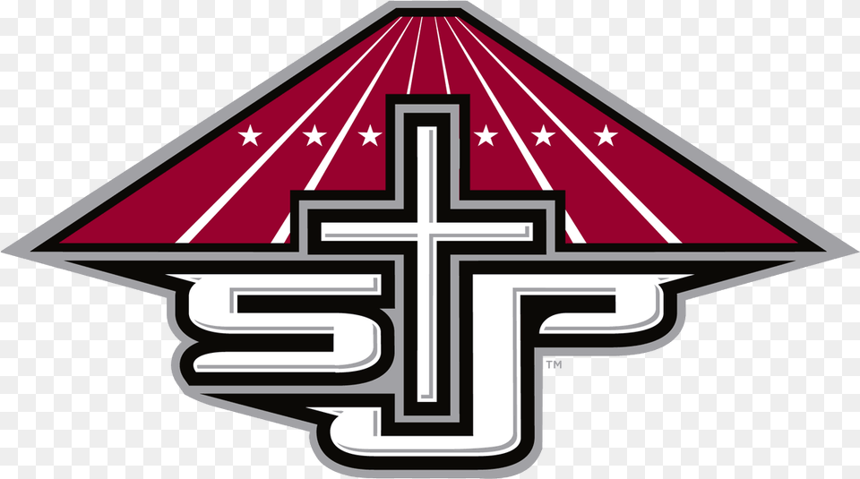 St Joeu0027s Prep Sports Sjprepsports Twitter Logo St Joseph Prep, Cross, Symbol, Emblem, Text Png