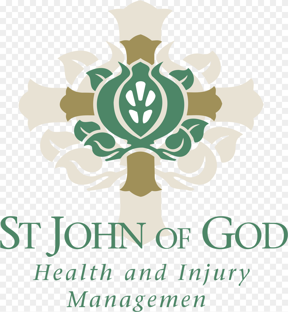 St John Of God Logo Transparent St John Of God Health Care, Person, Advertisement Png Image