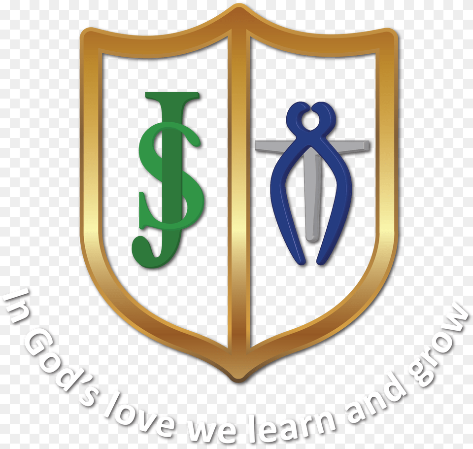 St Josephu0027s Rc Primary In Godu0027s Love We Learn And Grow Emblem, Armor, Shield, Logo Png Image