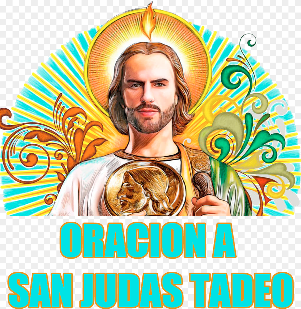 St Jude Thaddeus, Face, Head, Person, Photography Free Png Download