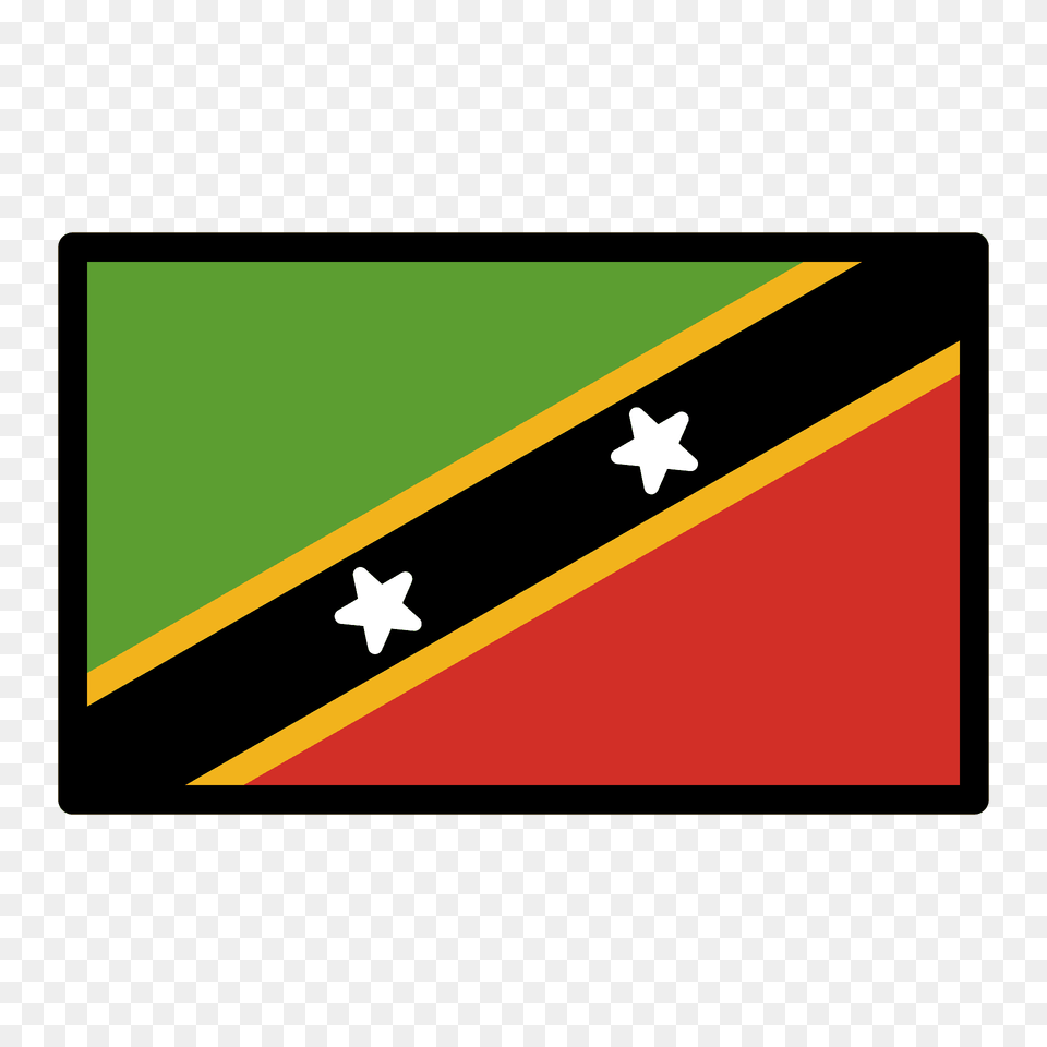 St Kitts Amp Nevis Flag Emoji Clipart Free Png Download