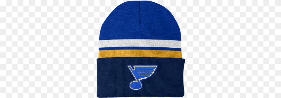 St Louis Blues Giveaway Promotions Beanie, Cap, Clothing, Hat, Person Free Png Download