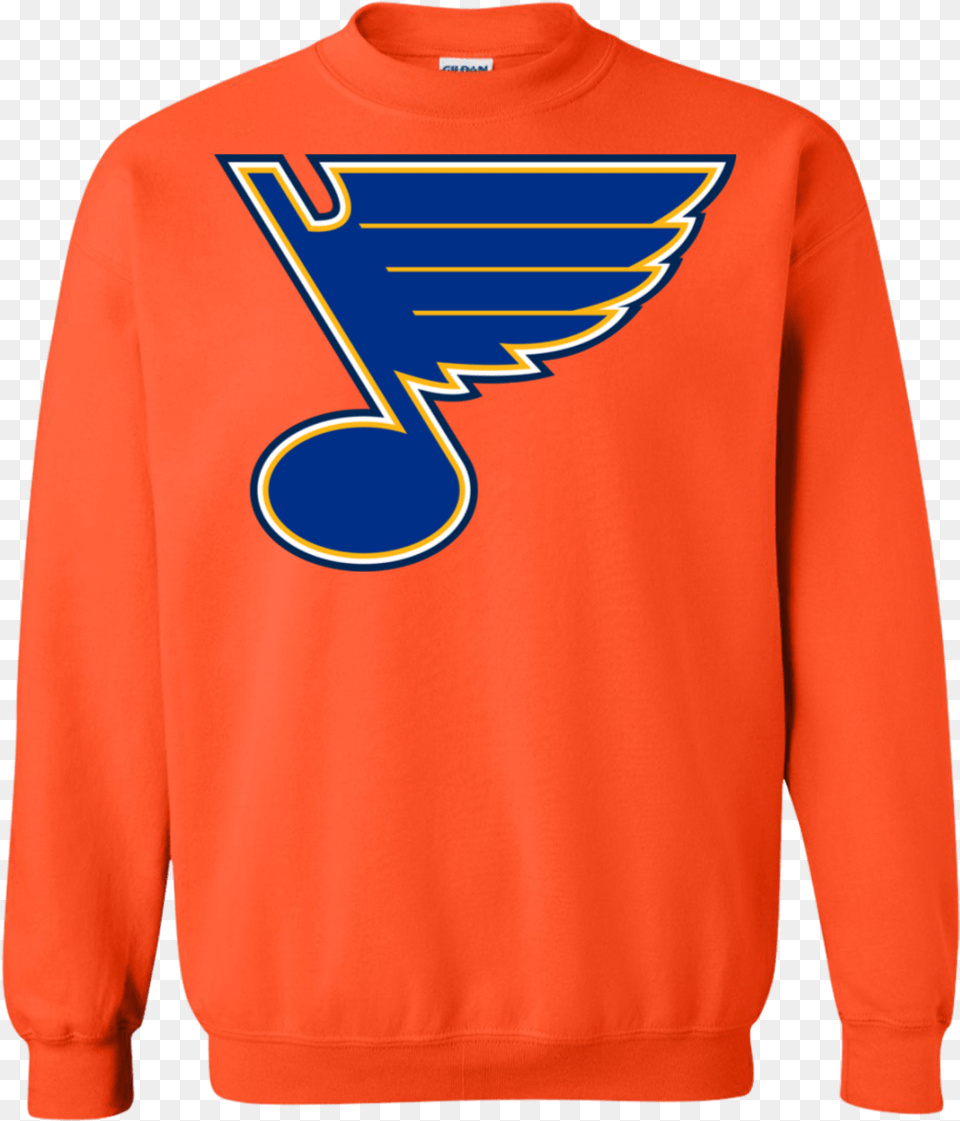 St Louis Blues Logo Sweatshirt Fahriz Hoodie St Louis Blues, Clothing, Sweater, Knitwear, Long Sleeve Free Transparent Png