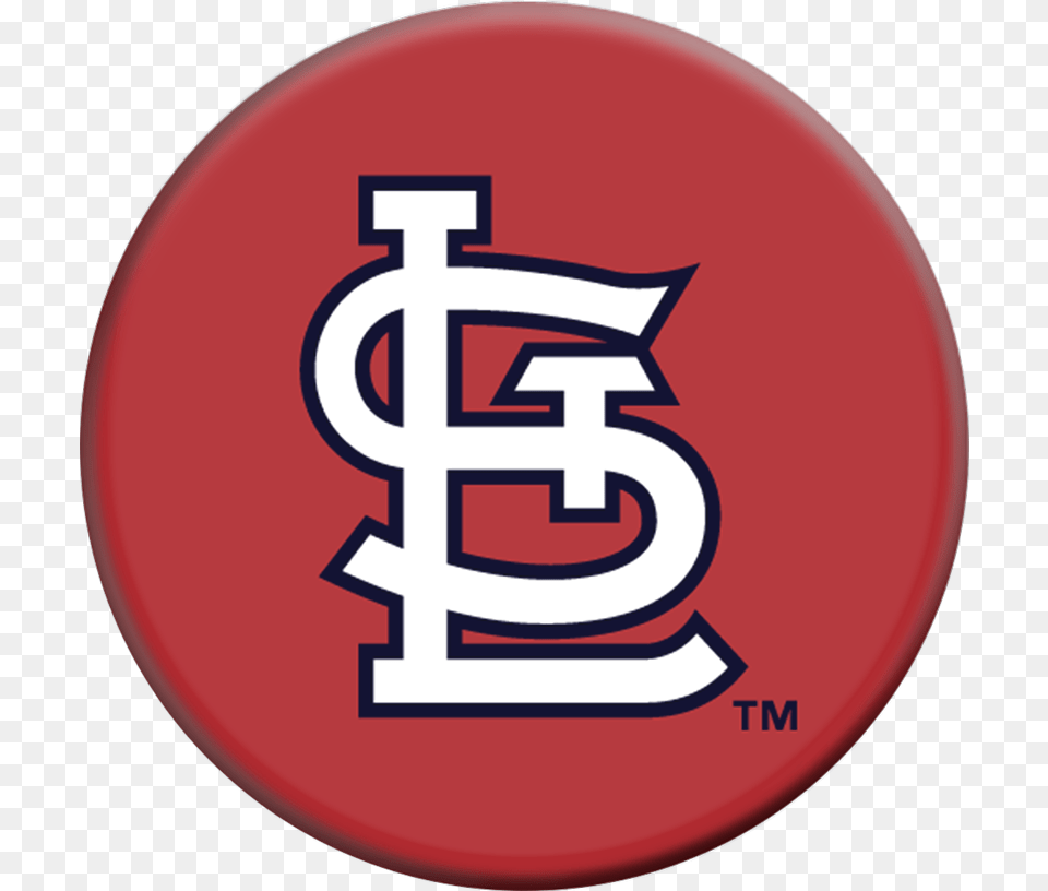 St Louis Cardinals Popsockets Grip St Louis Cardinals New Logo, Badge, Symbol, Text Free Png Download