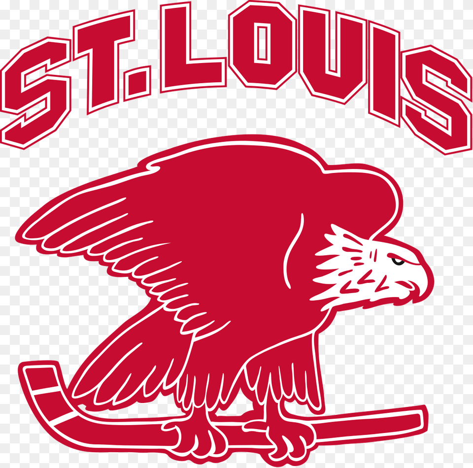 St Louis Eagles Hockey Logo, Animal, Bird, Vulture, Fish Free Png Download