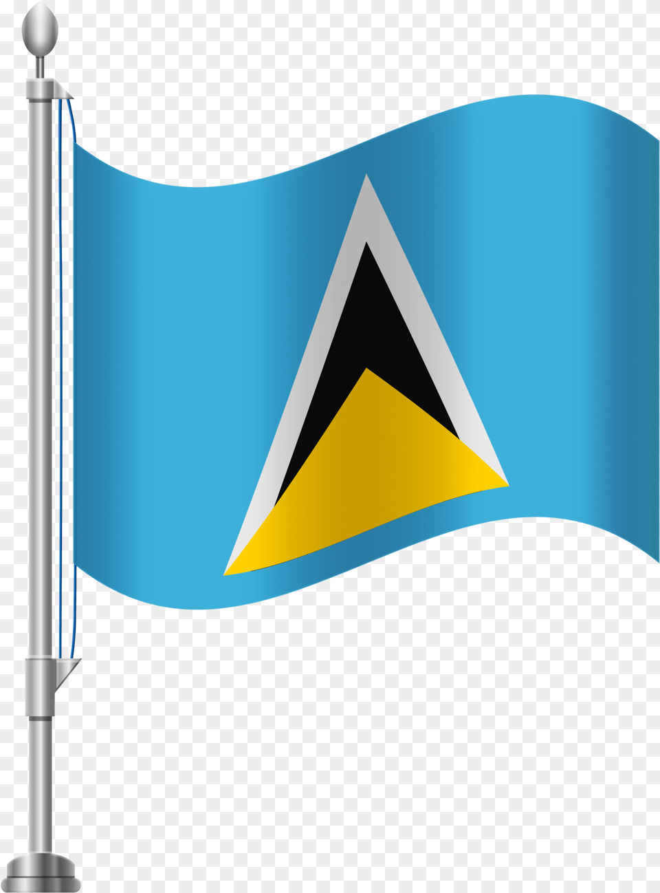 St Lucia Flag Png