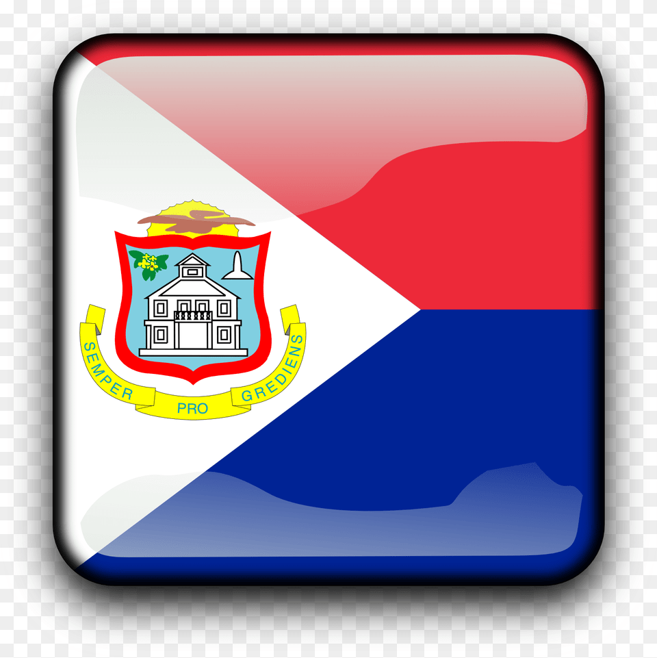 St Maarten Coat Of Arms, Badge, Logo, Symbol, Emblem Free Png Download