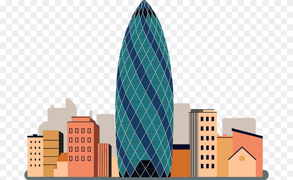 St Mary Axe Clipart, Architecture, Skyscraper, Office Building, Metropolis Free Png
