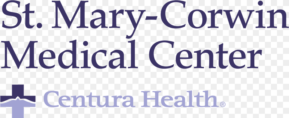 St Mary Corwin Logo Centura Health, Text, Scoreboard Free Png