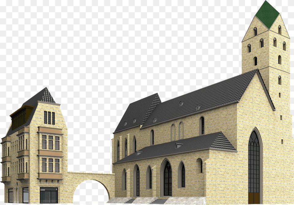 St Mary39s Church Dortmund Clipart, Arch, Spire, Clock Tower, Cathedral Free Transparent Png