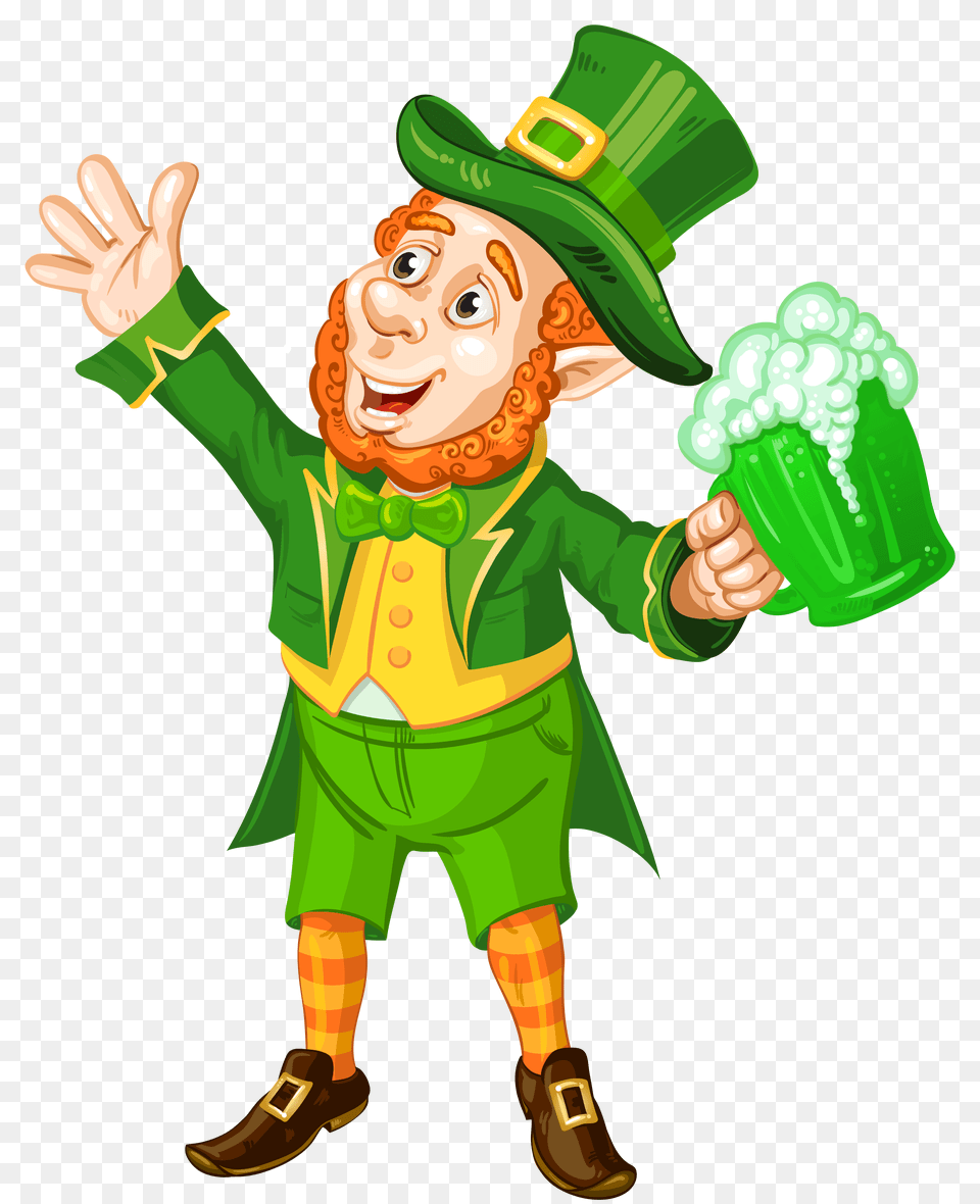 St Patrciks Day Leprechaun Clipart Explore Pictures, Clothing, Costume, Green, Person Free Png Download