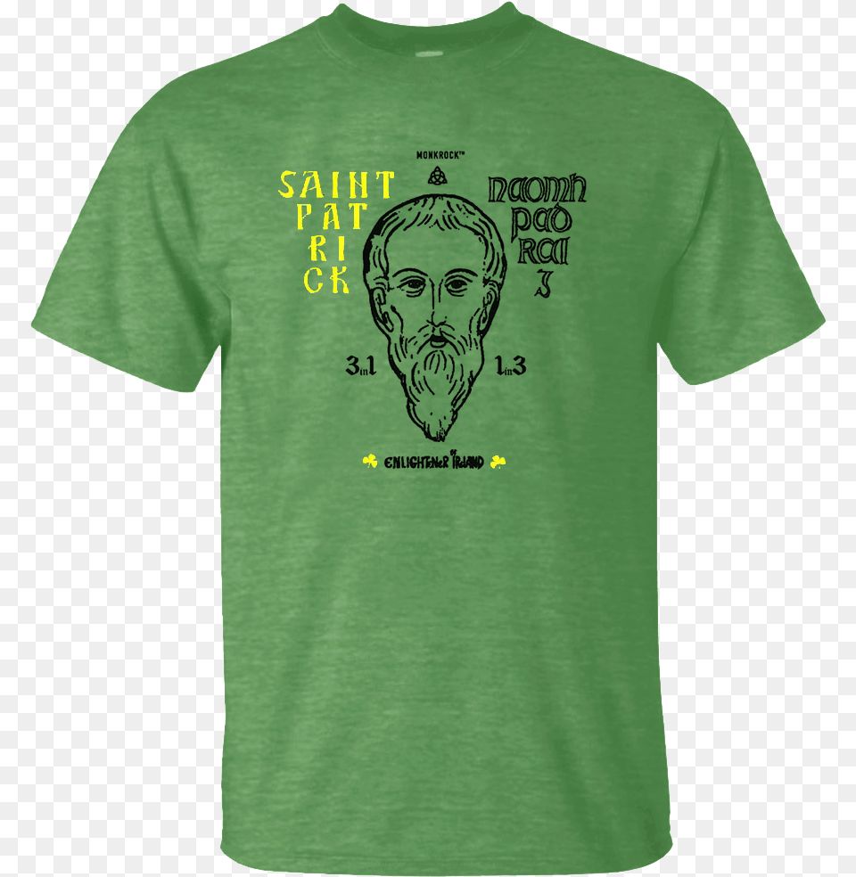 St Patrick Enlightener Of Ireland Teeclass, Clothing, T-shirt, Shirt, Adult Png Image