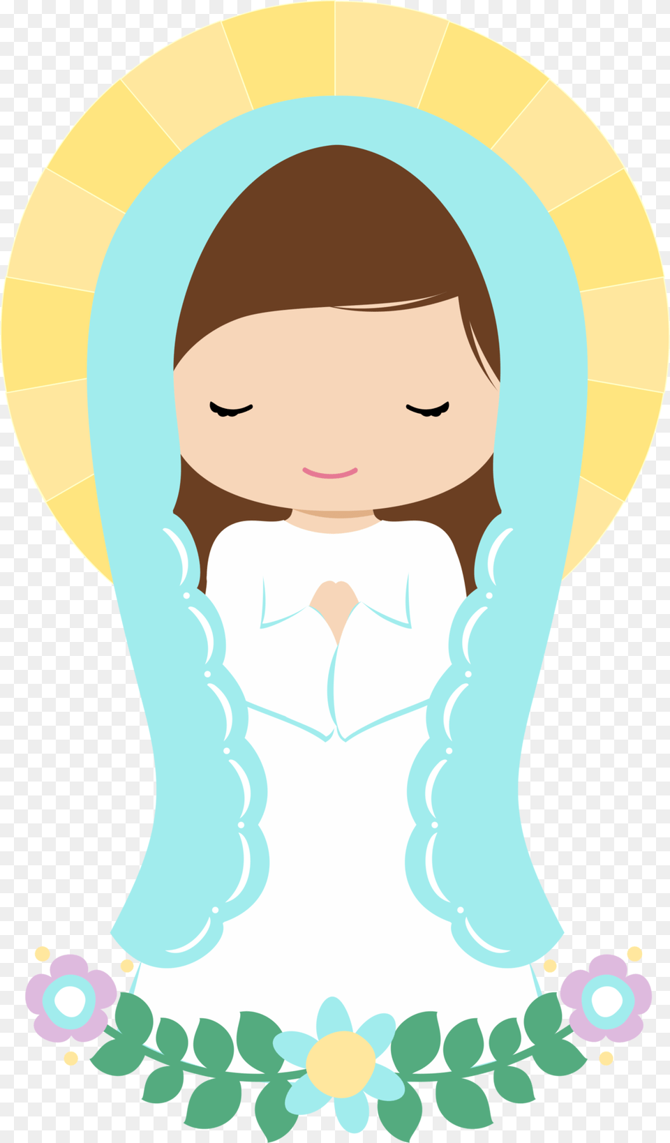 St Patrick S Catholic Mama Mary Cartoon, Face, Head, Person, Photography Free Transparent Png