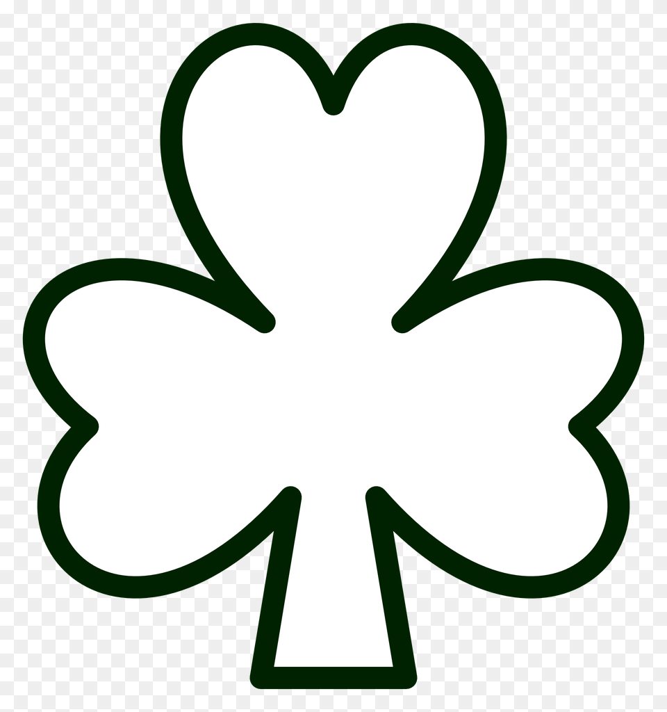 St Patrick S Day Shamrock Clip Art Pre K St, Stencil, Bow, Leaf, Plant Png Image