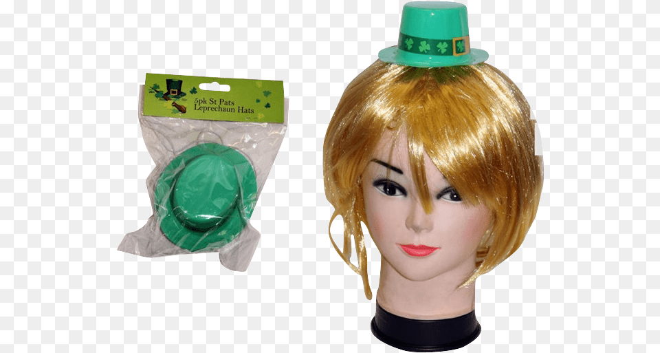 St Patrick S Leprechaun Hats Lace Wig, Adult, Female, Person, Woman Free Png Download