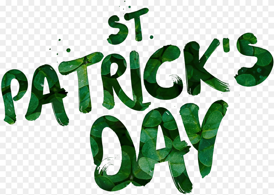 St Patrick Text St Patricks Day, Green, Plant, Symbol, Accessories Free Transparent Png