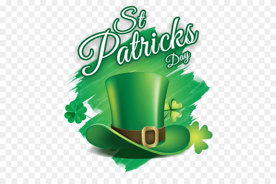 St Patrickamp Day Badge With Color Splash St Patricks Badge, Clothing, Green, Hat, Ammunition Free Transparent Png