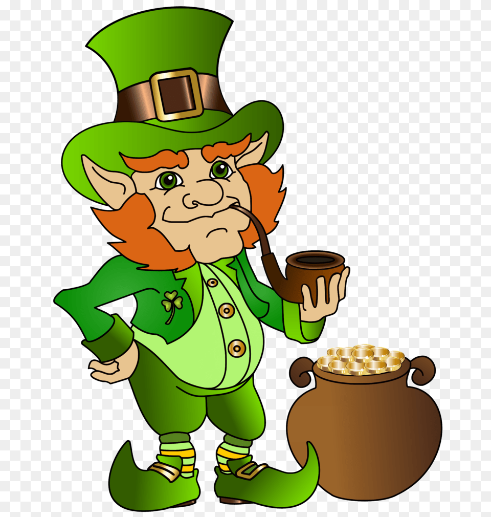 St Patricks Day, Elf, Cartoon, Face, Head Png