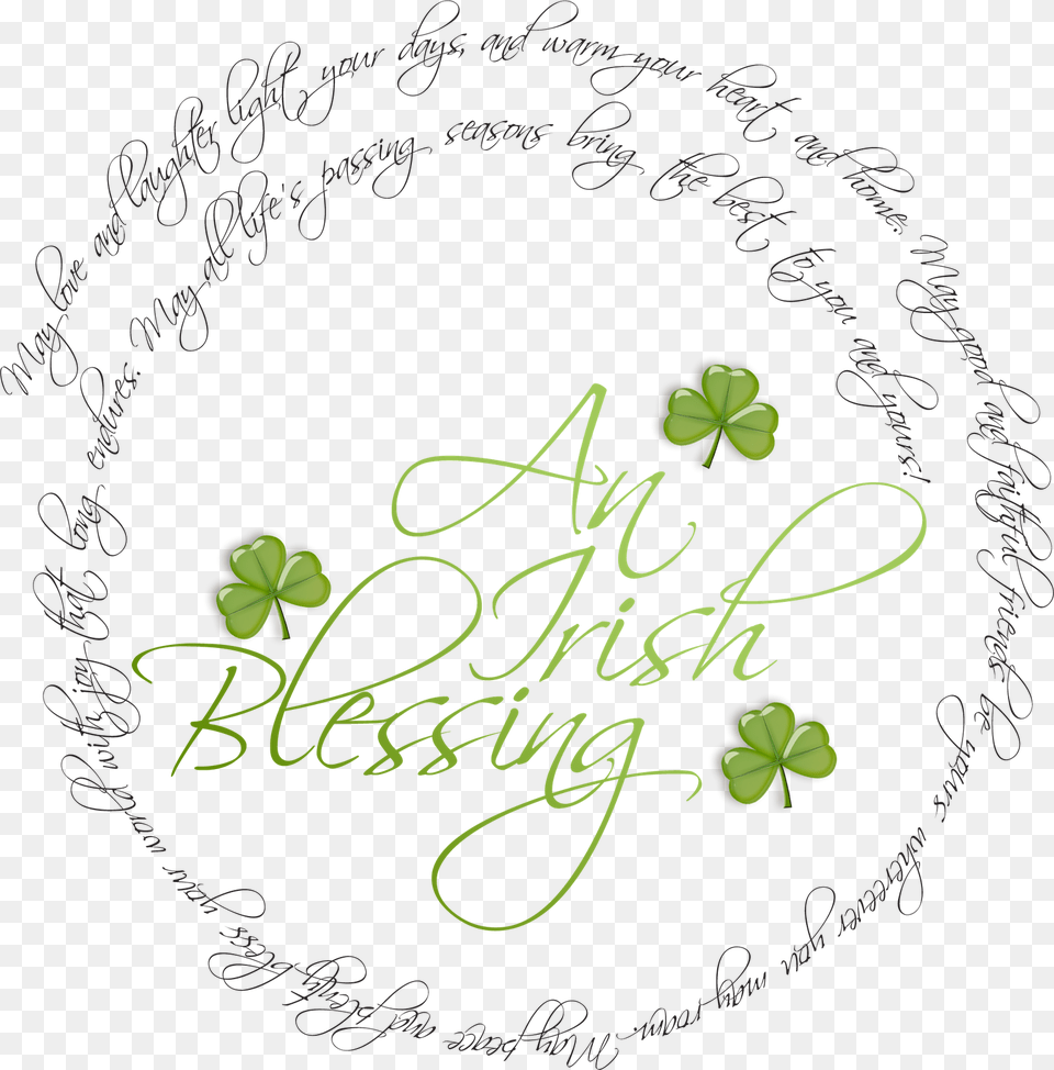 St Patricks Day Blessing, Blackboard, Handwriting, Text, Calligraphy Free Png