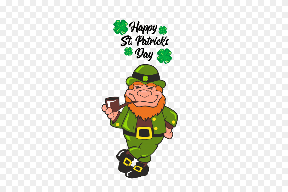 St Patricks Day Four Leaf Clover, Baby, Person, Cartoon, Cream Png