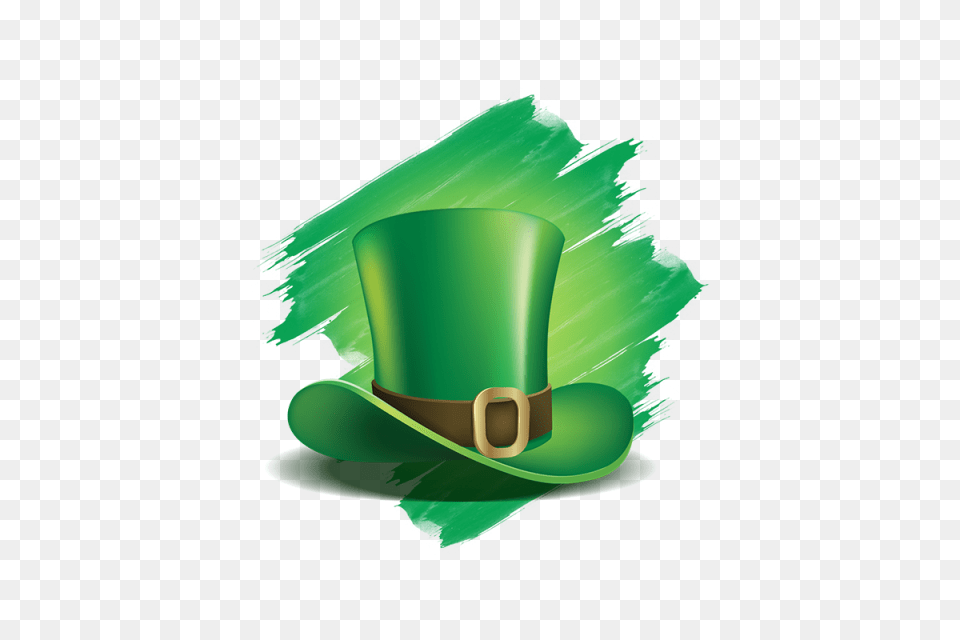 St Patricks Day Four Leaf Clover, Clothing, Green, Hat, Cowboy Hat Free Png