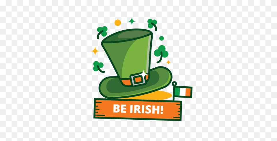 St Patricks Day Green Hat Sticker, Advertisement, Clothing, Poster, Dynamite Free Transparent Png