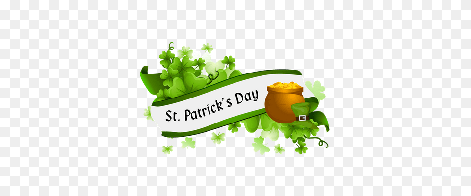 St Patricks Day Large Shamrock Transparent, Green, Art, Graphics, Herbal Png Image