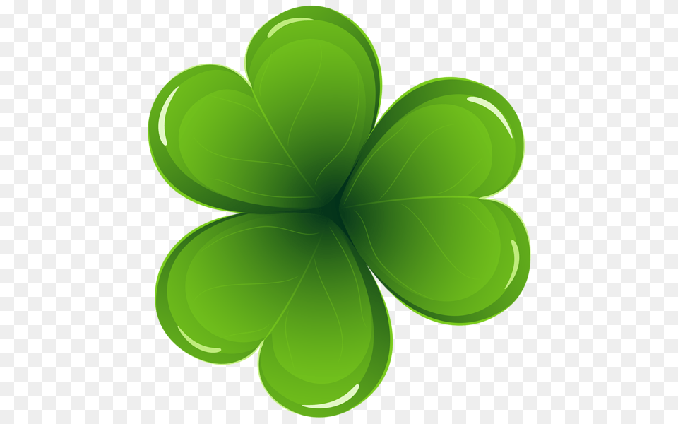 St Patricks Day Shamrock Clipart Image, Green, Leaf, Plant, Accessories Png